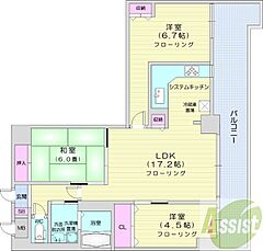 物件の間取り