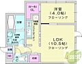 CGHOMES南5条2階6.4万円