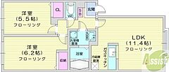 物件の間取り
