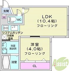 物件の間取り
