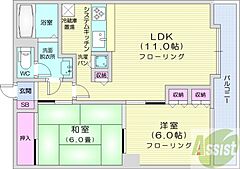 物件の間取り