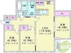 物件の間取り