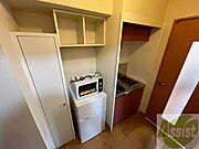 キッチンです。一人暮らしなら十分な大きさですね。