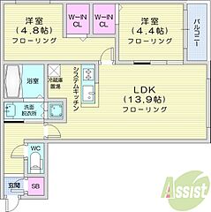 物件の間取り