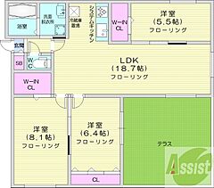 物件の間取り