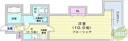 藤井ビル北17条2 1Kの間取図画像