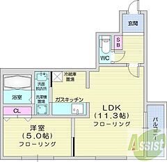 物件の間取り