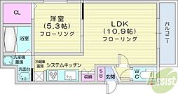 センチュリーN21 1LDKの間取図画像