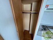 寝室の収納です。部屋がすっきり片付きます。