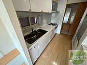 3口システムキッチンなので、すぐお料理に使えます！