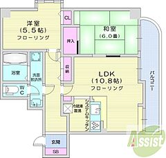 物件の間取り