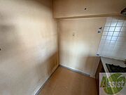 冷蔵庫置き場はこちらです。動線もばっちり効率的です。