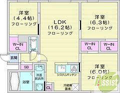 物件の間取り