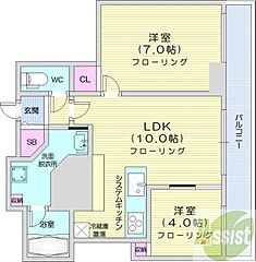 物件の間取り