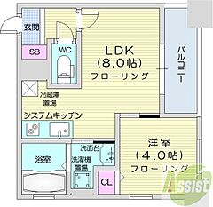 物件の間取り