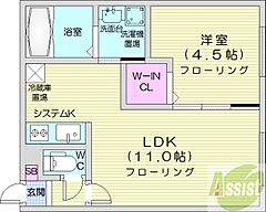物件の間取り