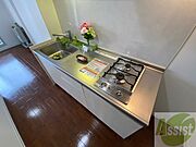2口システムキッチンですのですぐにお料理に使えます！