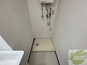 洗濯機はこちらの脱衣所に置くことができます！