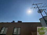 眺望はこちら。静かな住宅街という印象を受けました。