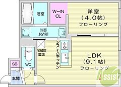 物件の間取り
