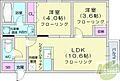 メニーズコート元町北2階7.8万円