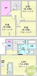 Himawari 3SLDKの間取図画像