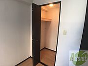 寝室の収納です。部屋がすっきり片付きます。