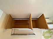 キッチン上の収納もたっぷり入るので、すっきり片付きます。