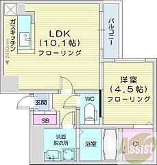 物件の間取り