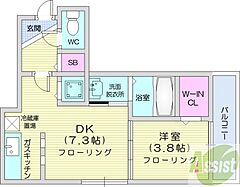 物件の間取り