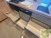 キッチン下の収納もたくさん入りますよ～！
