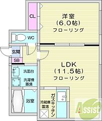 物件の間取り
