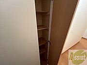 シューズボックスがあるのはやっぱり便利ですね！