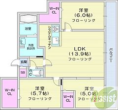 物件の間取り