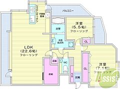 物件の間取り