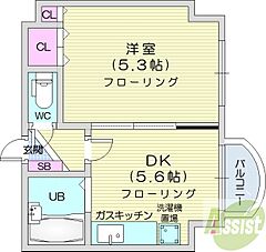 物件の間取り