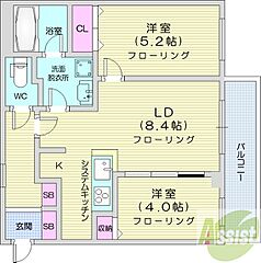 物件の間取り