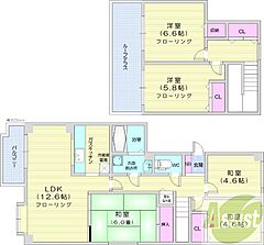 物件の間取り