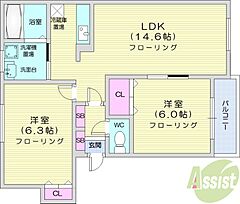 物件の間取り