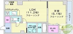スペチアーレプリーモ 1LDKの間取図画像