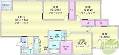 物件の間取り