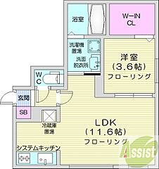 物件の間取り