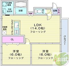物件の間取り