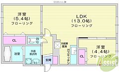 物件の間取り