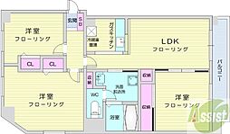 グローリ貴24 3LDKの間取図画像