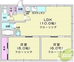 物件の間取り