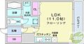 デュオヴェール11階5.6万円