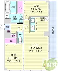 物件の間取り
