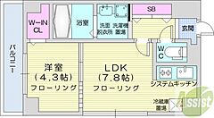 物件の間取り