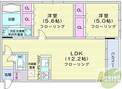 物件の間取り